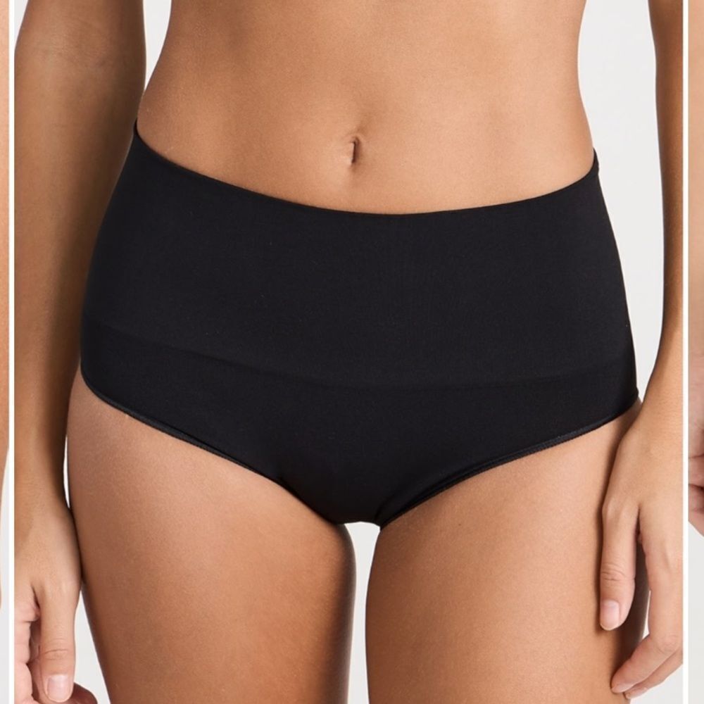 SPANX EcoCare Everyday Shaping Briefs Black ‎ S/P NWT in packaging